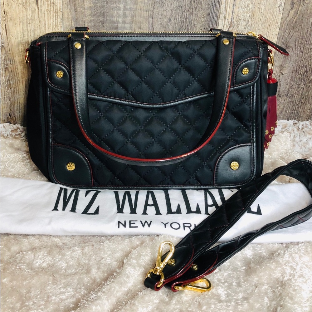 SOLD! 🔥 MZ Wallace Lexington Satchel in Black 🔥